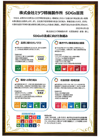 SDGsへの取り組み